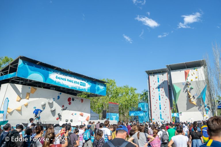 YOG 2018_Climbing-ENTRE-PRISES 3 Walls_© IFSC Eddie Fowke
